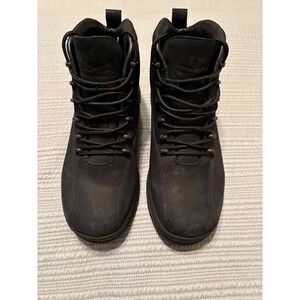 Helly Hansen Infinity Fit Mens Black Waterproof Leather Boots Mid Hiking Shoes